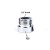 Vogueing Tool Faucet Adaptor 1/2" Thread Connector Solid Metal Aerator