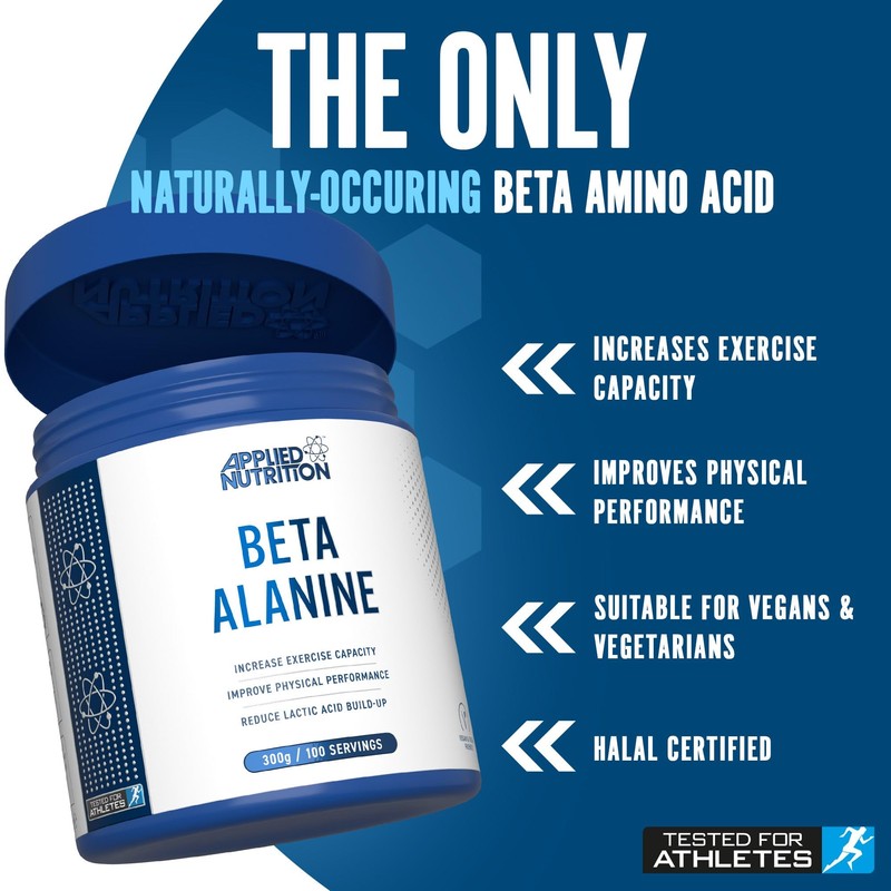 Applied Nutrition Beta-Alanine Amino Acid Pre Workout Powder 3000mg per