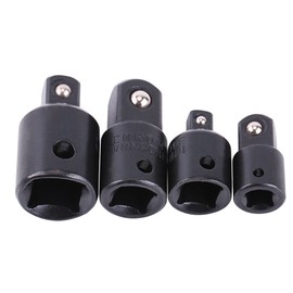 1 4 to 1 2 Impact Driver Adapter, 4 Piece Socket Screwdriver Converter Set, 1 2 inch, 3 8 inch, 1 4 inch Socket Adapter