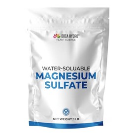 Boca Hydro Magnesium Sulfate Water Soluble Plant Food for All Plants, Vegetables, Flowers and Trees. (5 Lb)