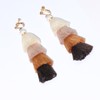 Clip on Earrings, Lightweight Colorful Layered Tassel Bohemian Statement Tiered