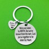 Sister Keychain Best Friend Keychain We're not Sisters by Birth