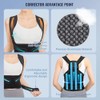Posture Corrector for Women and Men, Back Brace Support (Black,