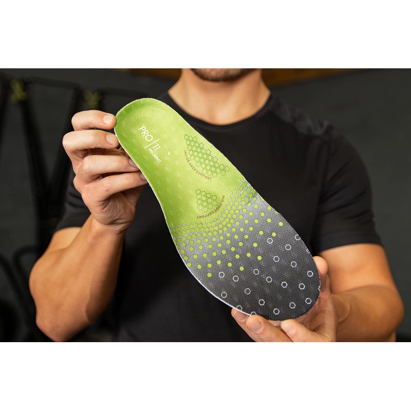 Pro11 Wellbeing Pro11 Hydro-Tech-Sport-Einlagen/Orthopädische Einlegesohlen mit Dual Layer Impact Shell
