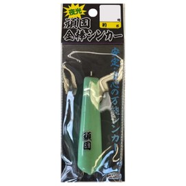 Ishinada Stubborn Metal Rod Sinker Luminous Green GAN 10/50