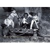 Our Gang PHOTO The Little Rascals Alfalfa, Spanky, Buckwheat Wagon