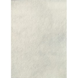 Natural Undyed - XXL Wool Sheet - 100% Virgin Wool - All Natural - National Nonwovens - Made in The USA - 36 in x 36 in - Cream/Ivory White