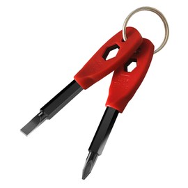 Portable Keychain Screwdrivers Mens Stocking Stuffers Adult Christmas Gifts,Multi Screwdriver Keychain Comprise Flathead Screwdrivers and Phillips Screwdriver & Hex Screwdriver Mens Keychain Tool