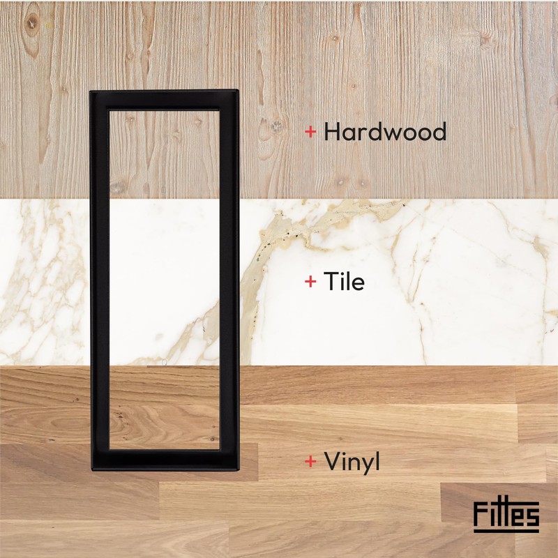 Fittes Flush Floor Vent [Luxe], Minimalist Solid Steel HVAC Air