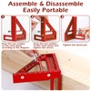 Aiwons 3D Multi-Angle Measuring Ruler -Precision Woodworking 3D Square Protractor