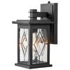 NAXTTII Exterior Lighting Fixtures Black Outdoor Porch Lights Wall Mount