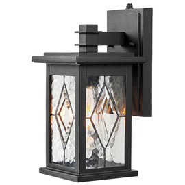 NAXTTII Exterior Lighting Fixtures Black Outdoor Porch Lights Wall Mount