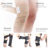Elfzone Elastic Bandage Wrap with Velcro - 4 Packs -