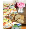 KAMACA Table Runner Spring Easter Flowers Rabbit Decor Easter Bunny