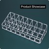 MOSIKER Lipstick Organizer for Vanity,Acrylic Clear Chapstick Lip Gloss Balm