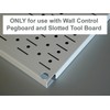 Wall Control 3-1/2in Reach Curved Tip Slotted Hook Pack -