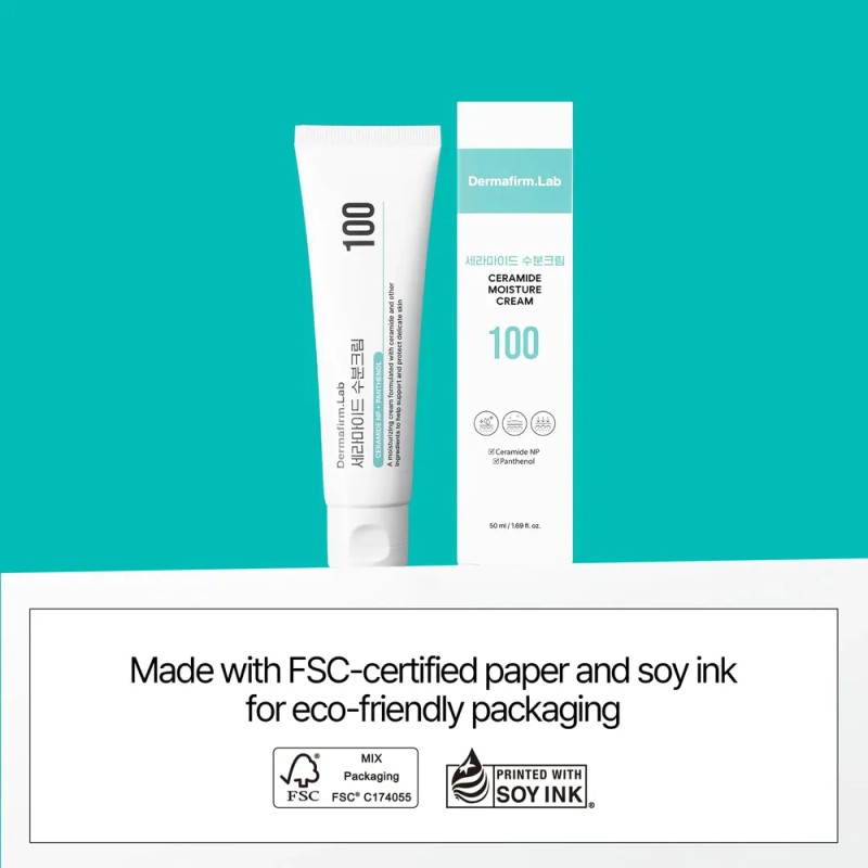 Ceramide Moisture Cream 100, Daily Facial Moisturizer With
