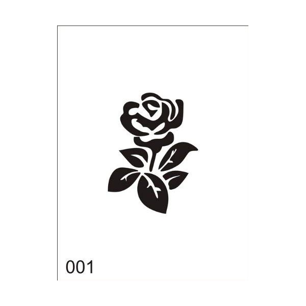 Airbrush tattoo stencil V001