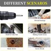 Varlldibao Gift for Man-10 PCS Damaged Screw Extractor Set,6 PCS
