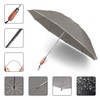 Lejorain Large Reverse Umbrella -50 Inch Windproof Folding Inverted Umbrella