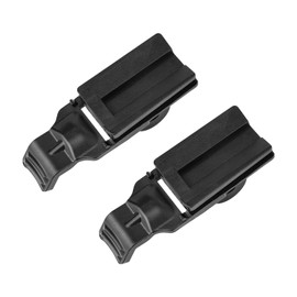 Gosknor 2uds Soporte de Luz para Bicicleta, Color Negro Soporte para Linterna de Bicicleta Compatible con NiteRider Mako Lumina y Lumina Micro All Serious Faro Computadora Casco Adaptador de Montaje