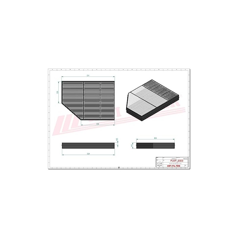 HIFI SC 50188 CA Cabin Air Filter