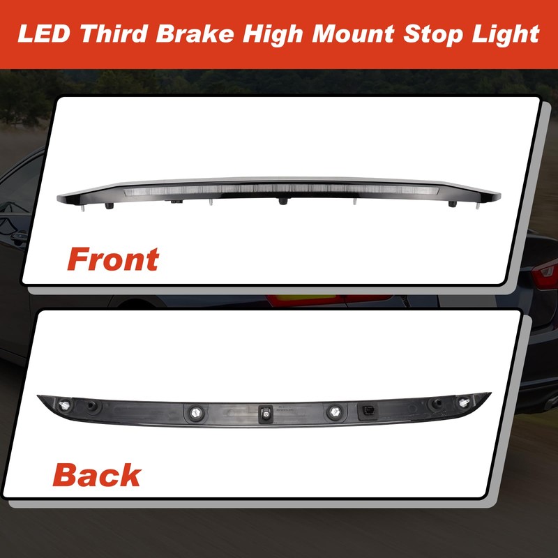 JUMOPARTS 42795725 3rd Brake Light Compatible with Chevy Malibu 2016-2025