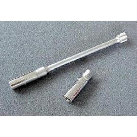 Koken 3/8 (9.5 mm) SQ. Long Spark Plug Socket (with Clip), Total Length: 7.1 inches (180 mm), 0.6 inches (14 mm), 3300C.180-14