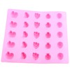YIMINGMOLD 1pcs Fruit Silicone Candy Molds Strawberry Pineapple Grapes banana