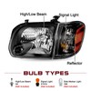 JSBOYAT Headlight Assembly for 2005-2006 Tundra Double/Crew Cab, 2005-2007 Sequoia