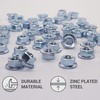 SKIR'CO (50 pcs) Hex Nuts M10, Serrated Flange Hex Nut,