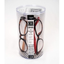 CMC Corinne McCormack Reading Glasses Cats Eyes (4) Pack (2.00)