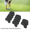10 Pcs Golf Club Head Cover Stylish Exquisite PU Protective