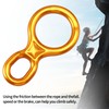 SOB 35KN Abseiling Eighth Abseiling Device Climbing 8 Descender Bagging