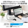 Elecom DST-C31BK USB-C Hub Docking Station 3 in 1 PD
