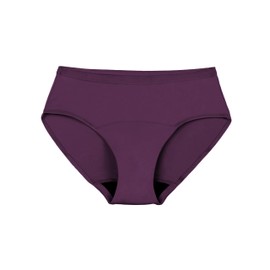 Thinx For All Leaks Hip-Hugger Underwear, Holds up to 100ml or 6tbps or 1/4 Cup Worth of Liquid*, Light Absorbency Incontinence Underwear for Women, FSA HSA Approved Feminine Care, BlackBerry, 5XL
