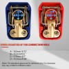 XUKEY Car Battery Terminal Connectors 2PCS Quick Release Disconnect Negative