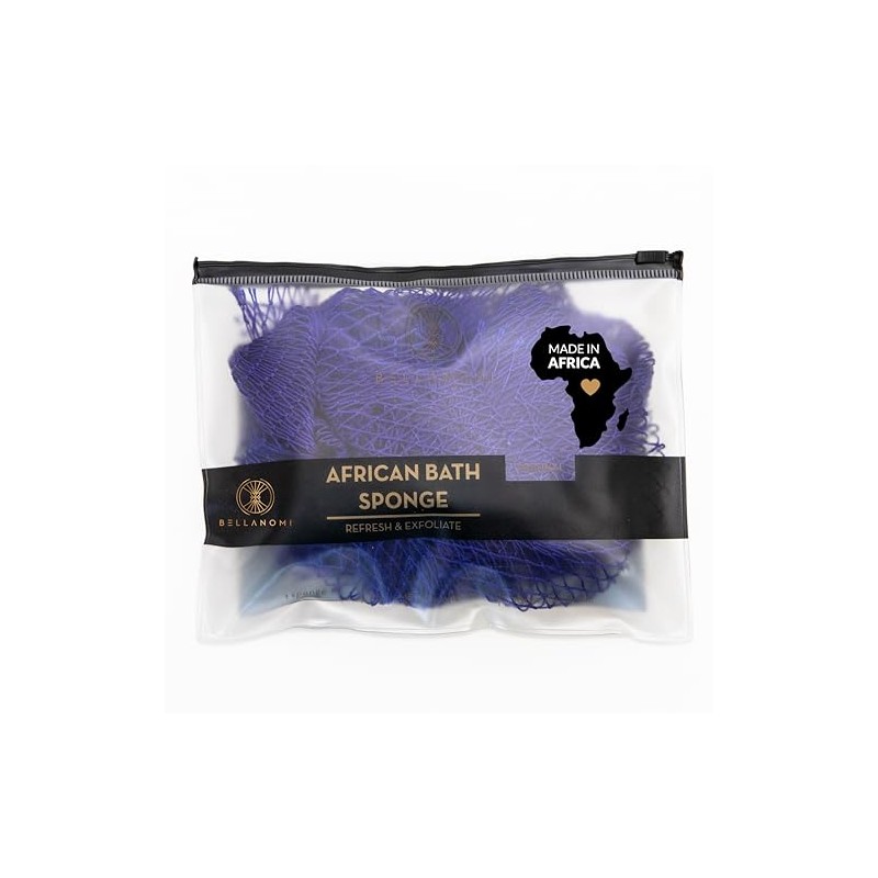 Bellanomi Esponja Exfoliante Africana Red Auténtica Origen Ético Nigeria 114