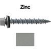Metal Roofing Screws: (250) 10 x 1-1/2" Galvanized Hex Head