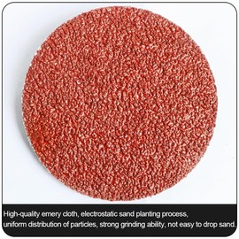 Hiqalty 100Pcs 2" inch Sanding Disc Roll Lock R-Type Sandpaper Quick Change Disc Grinding Pad Abrasive Disc (36)