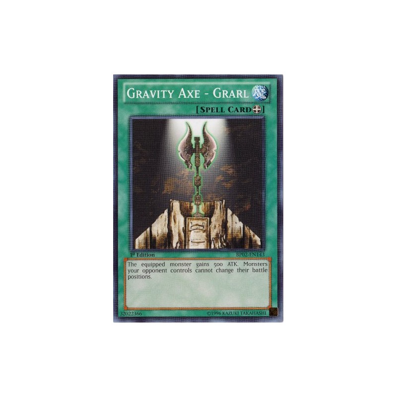 YU-GI-OH! - Gravity Axe - Grarl (BP02-EN143) - Battle Pack