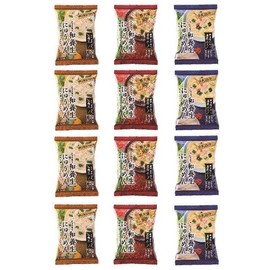 Meishu Producer Original Seasonal Greeting Card: Meisake Production Japanese Nyumen Set of 3 Types (3 Types x 4 Each Serving), Chicken and Yuba Yuzu Salt, Duck Nanban, Soy Milk Tanta, Food Curing