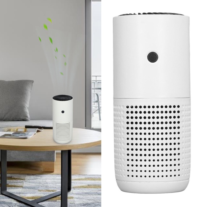 Car Air Purifier Frangrance Quiet Remove Smoke Dust USB Power