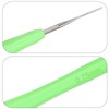 Coopay Crochet Hook 0.75 mm, 1 Piece Metal Lace Crochet
