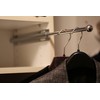 12" Valet Rod Standard for Closet Satin Nickel SN Metal