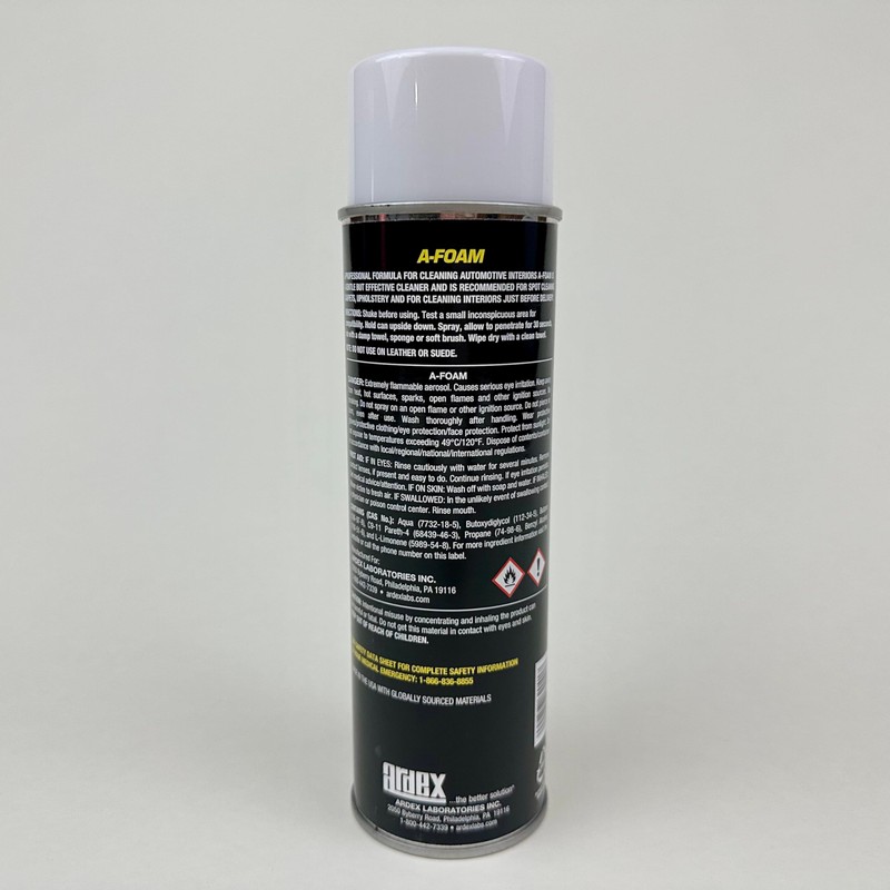 Ardex A Foam Gentle Cleaner for Automotive Interiors, 19 oz