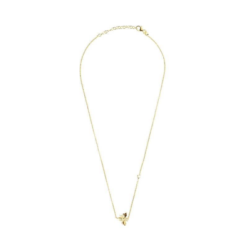 LATELITA Queen Bee Choker Necklace 18ct Gold Plated Sterling Silver