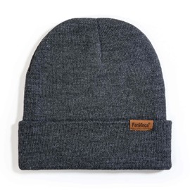 Beanie for Men Women Winter Skullies Cap Thermal Accessories Dark Gray