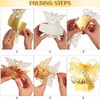 50 PCS Laser Cut Butterfly Wedding Favor Boxes with Ribbons,