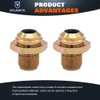 Engine Coolant Radiator Line Quick Connector for 2005-2008 Ford F150,